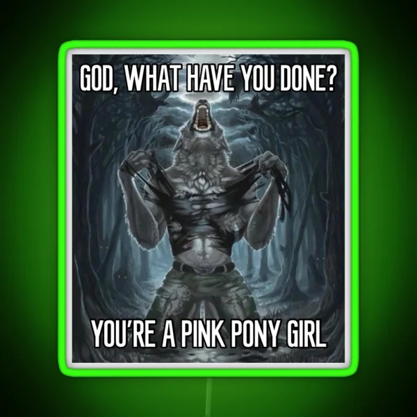 Pink Pony Club RGB Neon Sign