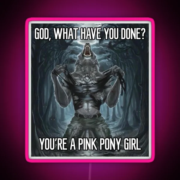 Pink Pony Club RGB Neon Sign