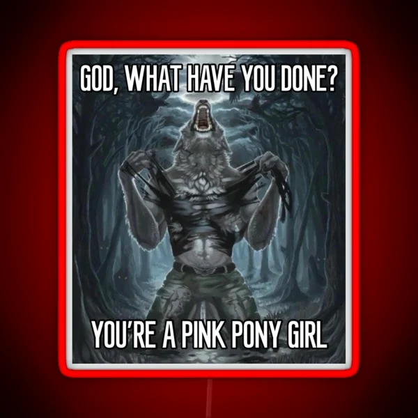 Pink Pony Club RGB Neon Sign