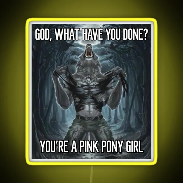Pink Pony Club RGB Neon Sign