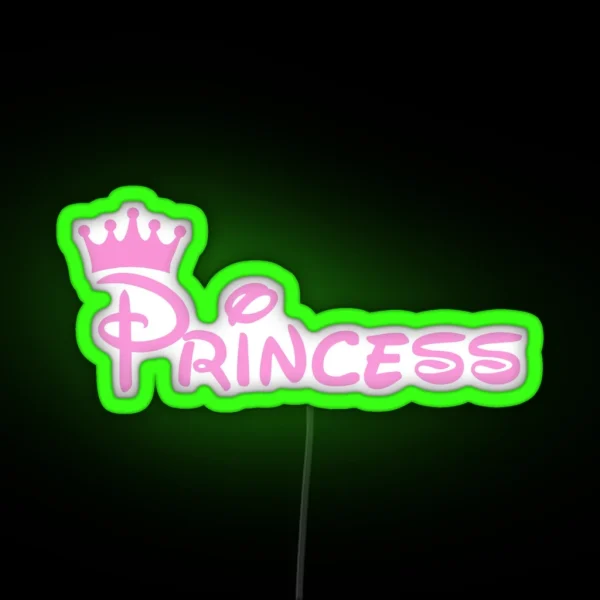 Pink Princess RGB Neon Sign