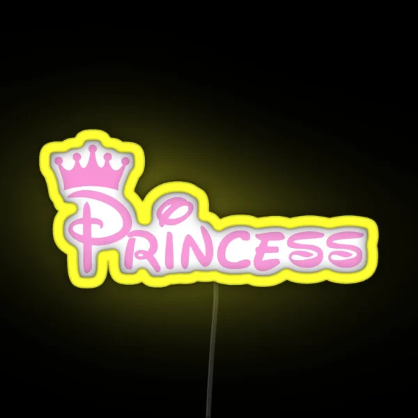 Pink Princess RGB Neon Sign