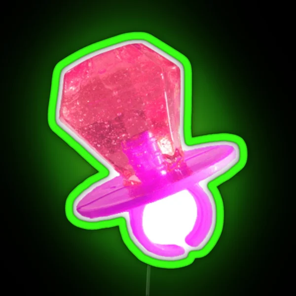 Pink Ring Pop RGB Neon Sign