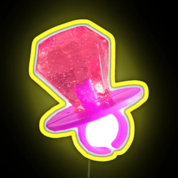 Pink Ring Pop RGB Neon Sign