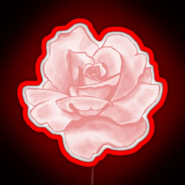 Pink Rose RGB Neon Sign