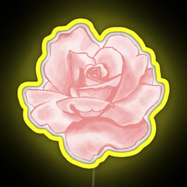 Pink Rose RGB Neon Sign