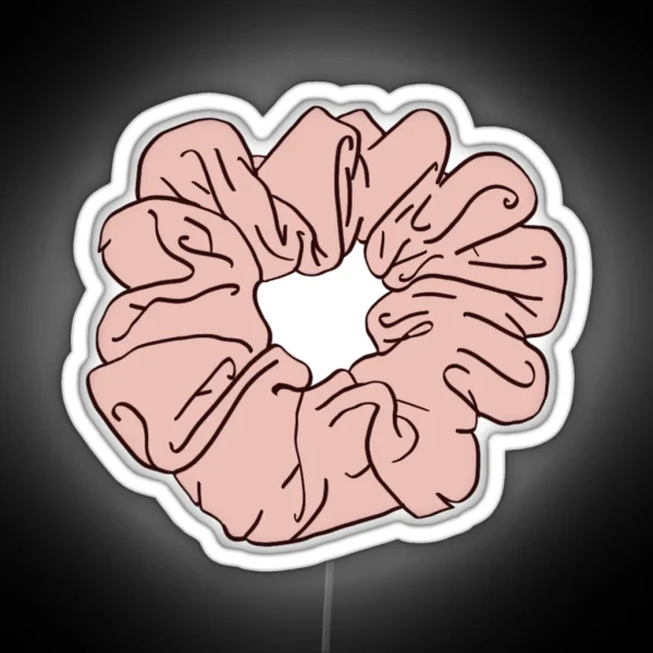 Pink Scrunchie RGB Neon Sign