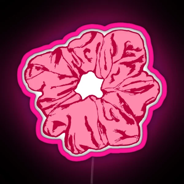 Pink Scrunchie RGB Neon Sign