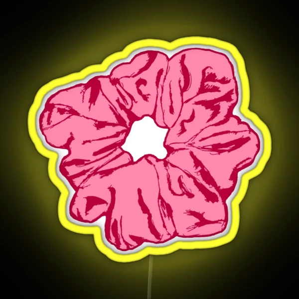 Pink Scrunchie RGB Neon Sign