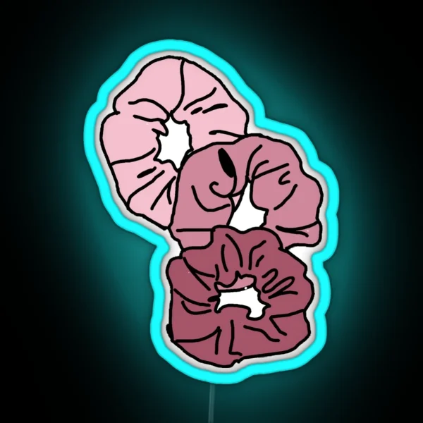 Pink Scrunchies RGB Neon Sign