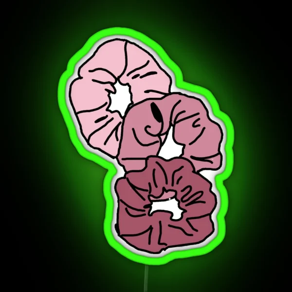 Pink Scrunchies RGB Neon Sign