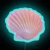 Vintage Beachy Whimsy Decorative Pink Seashell Neon Sign Lighting Fixture