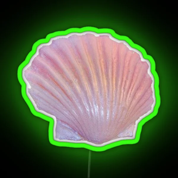 Pink Seashell RGB Neon Sign