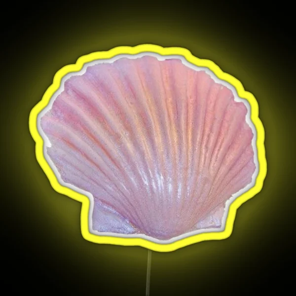 Pink Seashell RGB Neon Sign