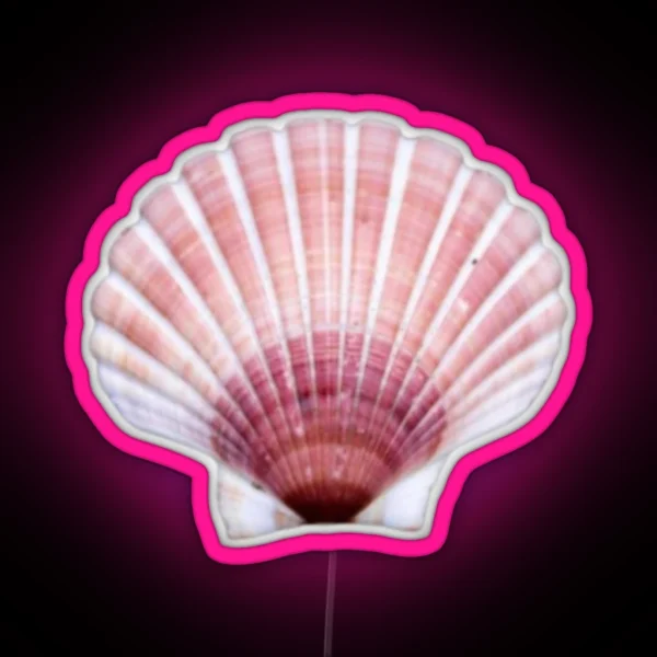 Pink Seashell RGB Neon Sign