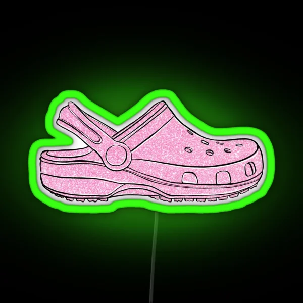 Pink Shoes RGB Neon Sign
