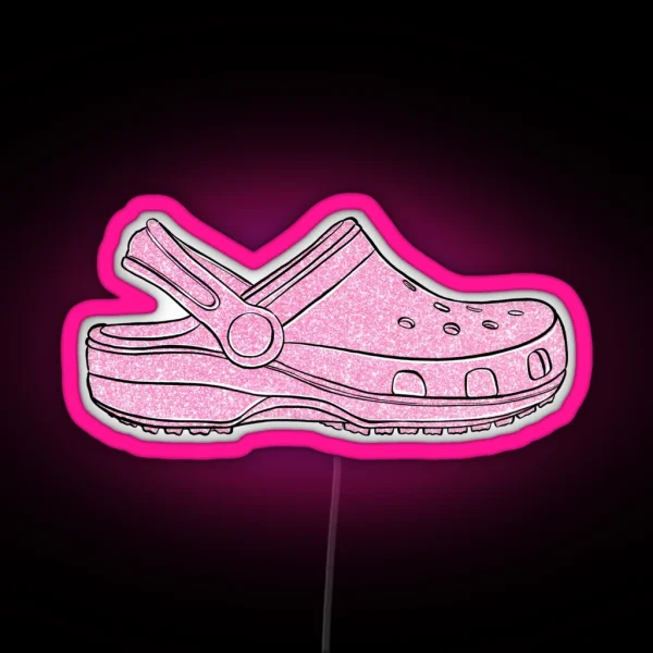 Pink Shoes RGB Neon Sign