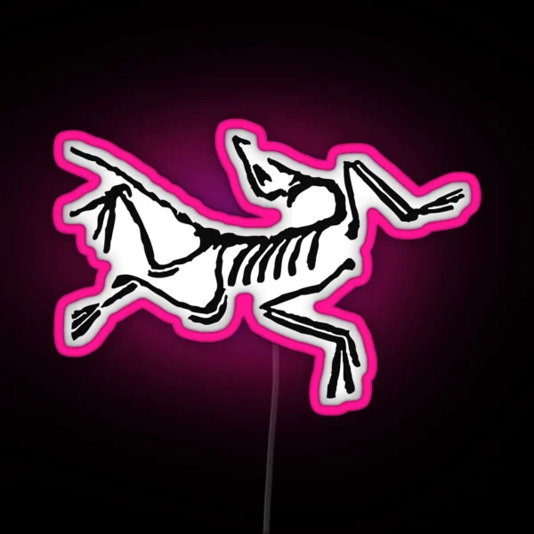 Pink Snow Flakes RGB Neon Sign