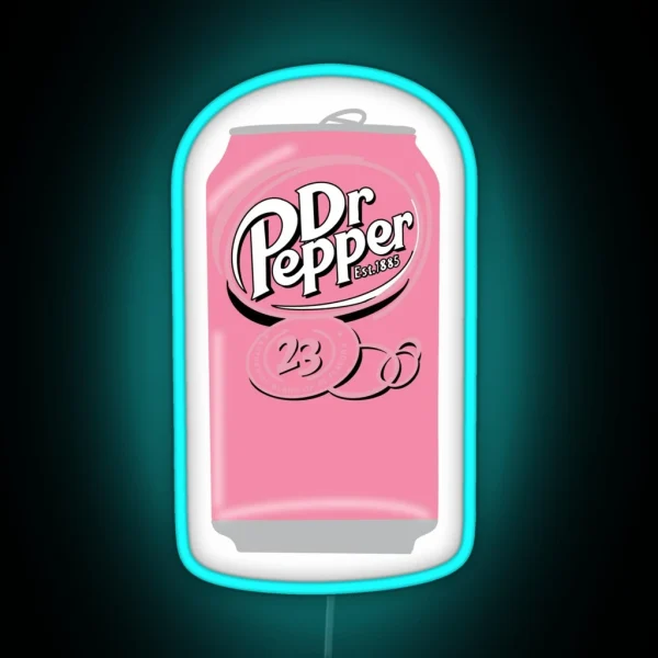 Pink Soda Can RGB Neon Sign
