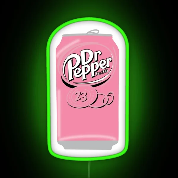 Pink Soda Can RGB Neon Sign