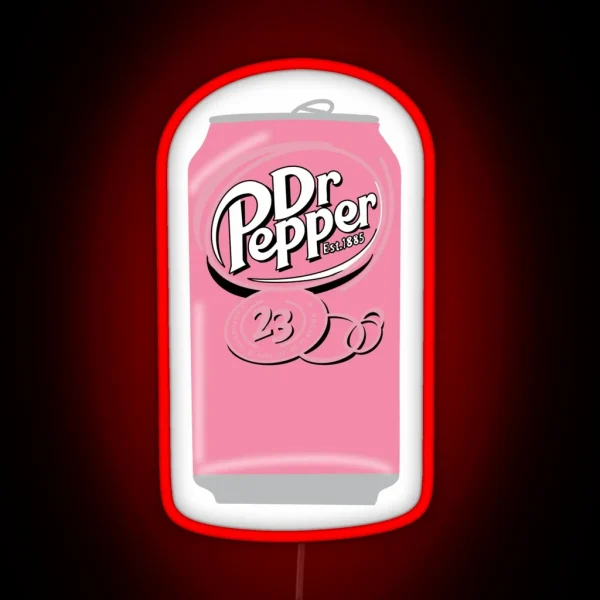 Pink Soda Can RGB Neon Sign