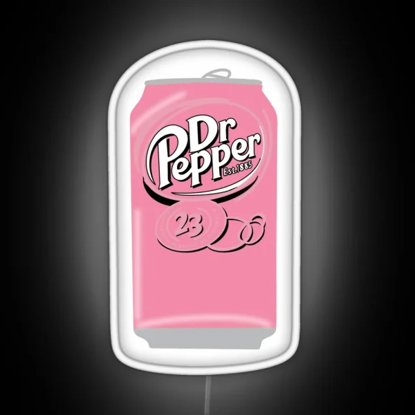 Pink Soda Can RGB Neon Sign