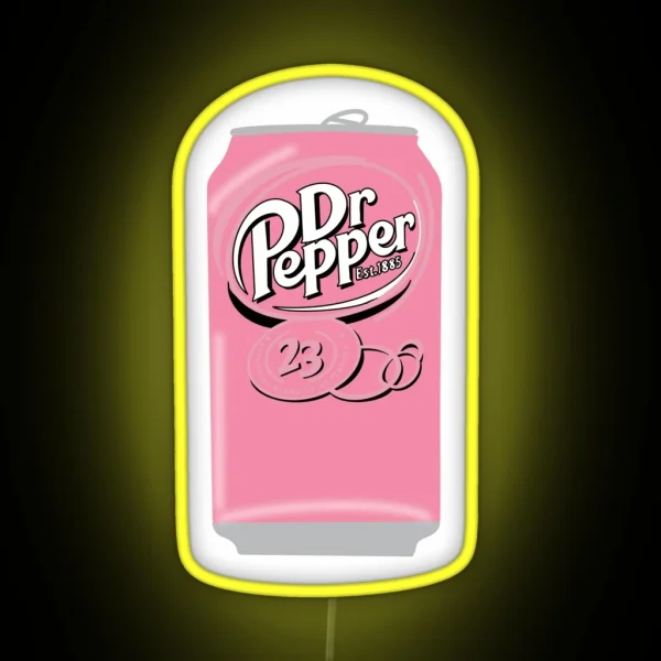 Pink Soda Can RGB Neon Sign