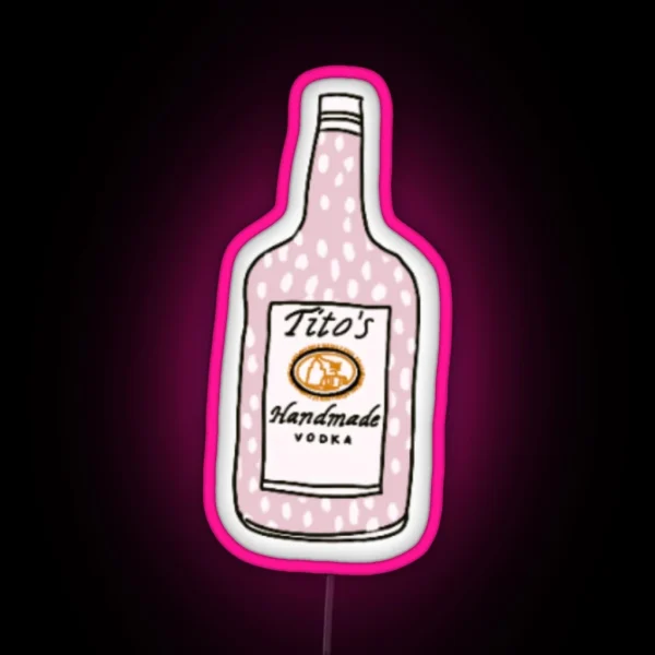 Pink Tito S RGB Neon Sign