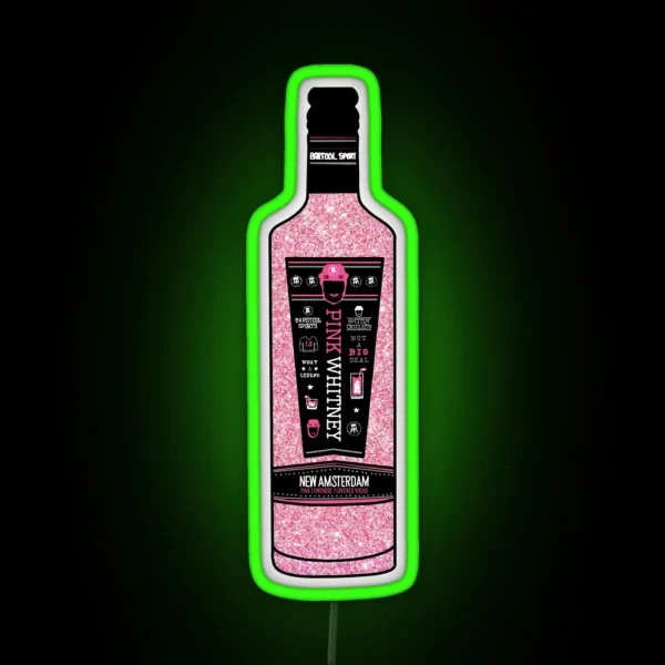 Pink Whitney Glitter RGB Neon Sign