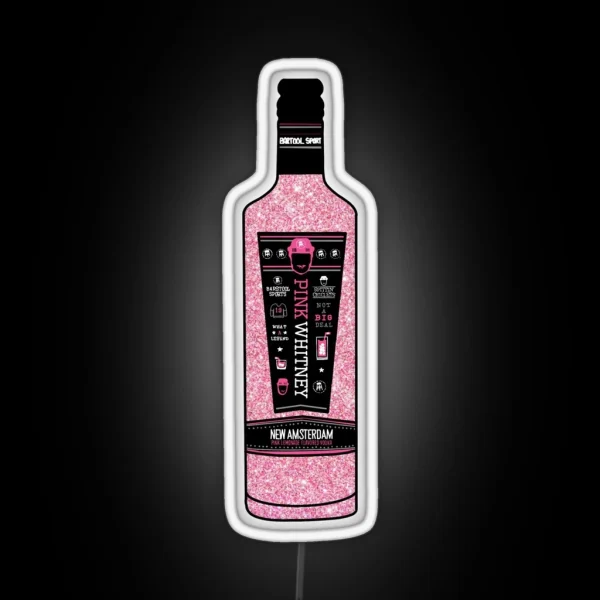 Pink Whitney Glitter RGB Neon Sign