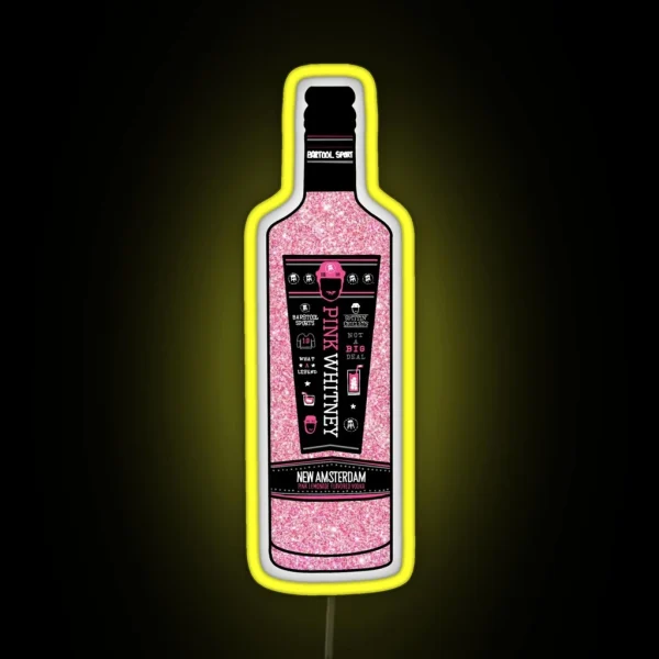 Pink Whitney Glitter RGB Neon Sign