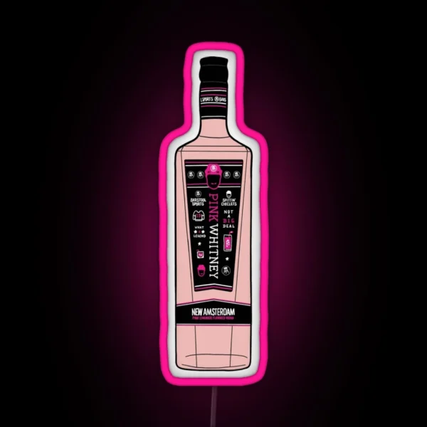 Pink Whitney RGB Neon Sign