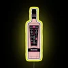 Customizable pink bar LED lighting signs for home decor use.