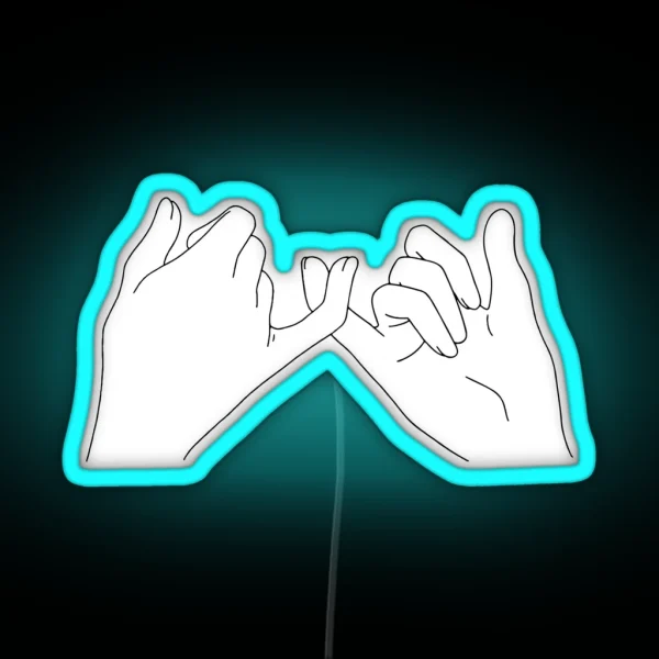 Pinky Promise RGB Neon Sign