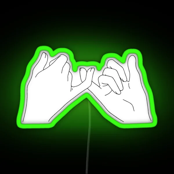 Pinky Promise RGB Neon Sign