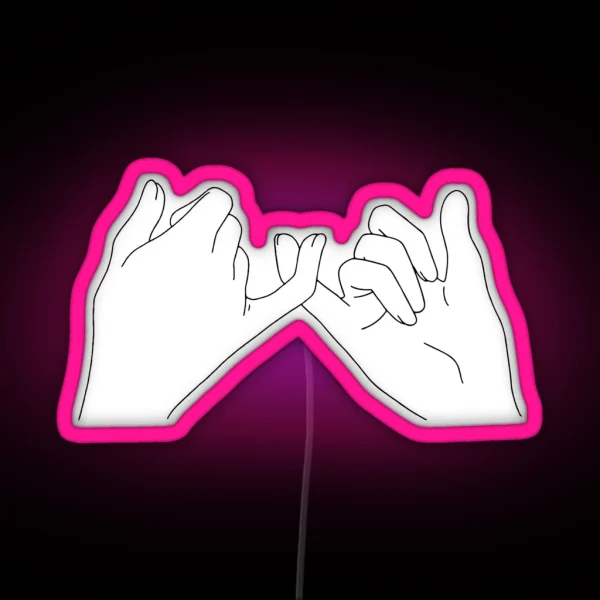 Pinky Promise RGB Neon Sign