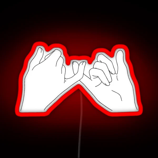 Pinky Promise RGB Neon Sign