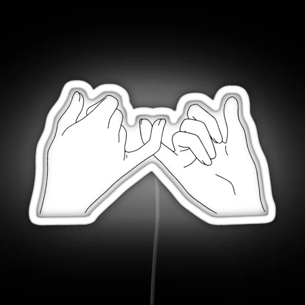 Pinky Promise RGB Neon Sign