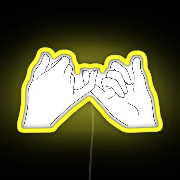 Pinky Promise RGB Neon Sign