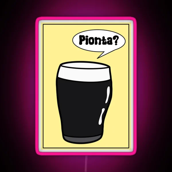 Pionta Pint RGB Neon Sign