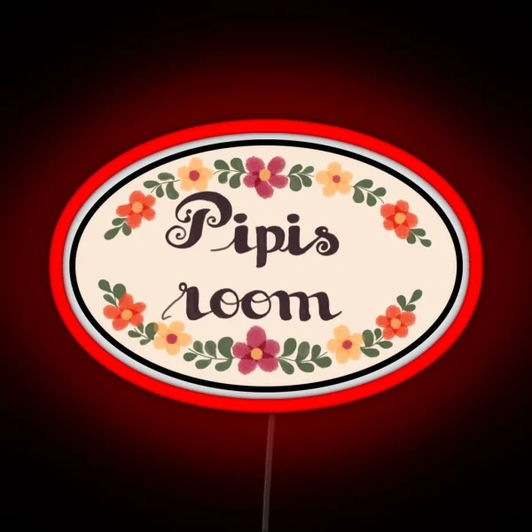 Pipis Room Design Polygon Griffin Mcelroy RGB Neon Sign