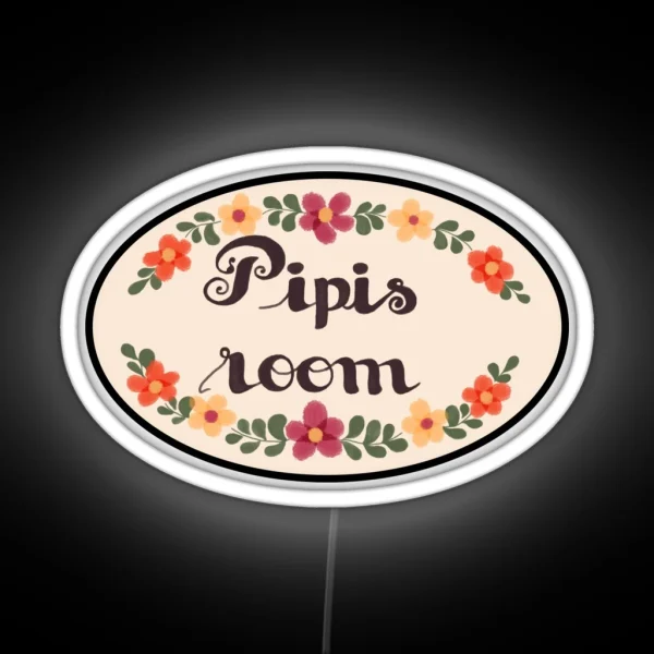 Pipis Room Design Polygon Griffin Mcelroy RGB Neon Sign