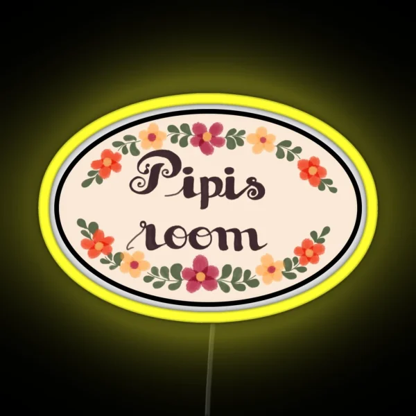 Pipis Room Design Polygon Griffin Mcelroy RGB Neon Sign