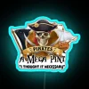 Pirate's Mega Pint Quote Illuminated RGB Neon Bar Wall Decoration Sign