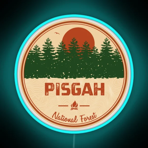 Pisgah National Forest RGB Neon Sign