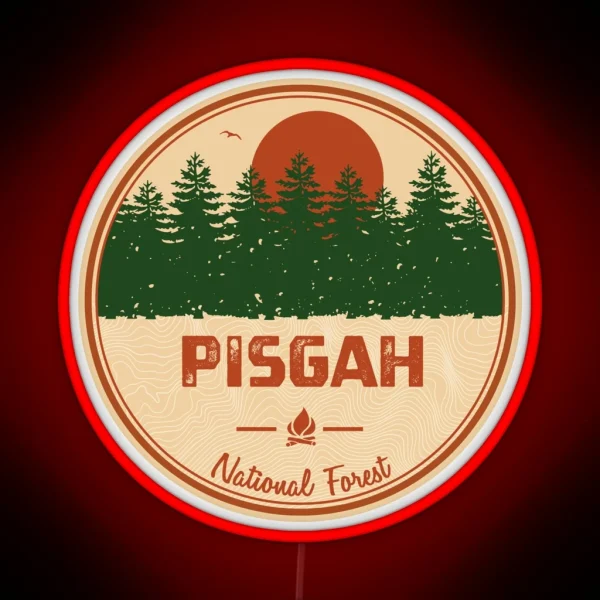 Pisgah National Forest RGB Neon Sign