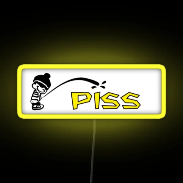 PISS RGB Neon Sign