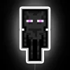 Modern Pixel Art Enderman RGB Neon Sign for Minecraft Fans Decor