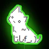 Unique Pixel Art Neon Sign with RGB Colorful Kitty Design