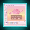 Neon Galaxy Sign with Vibrant Pixel Artwork and Colorful Lighting